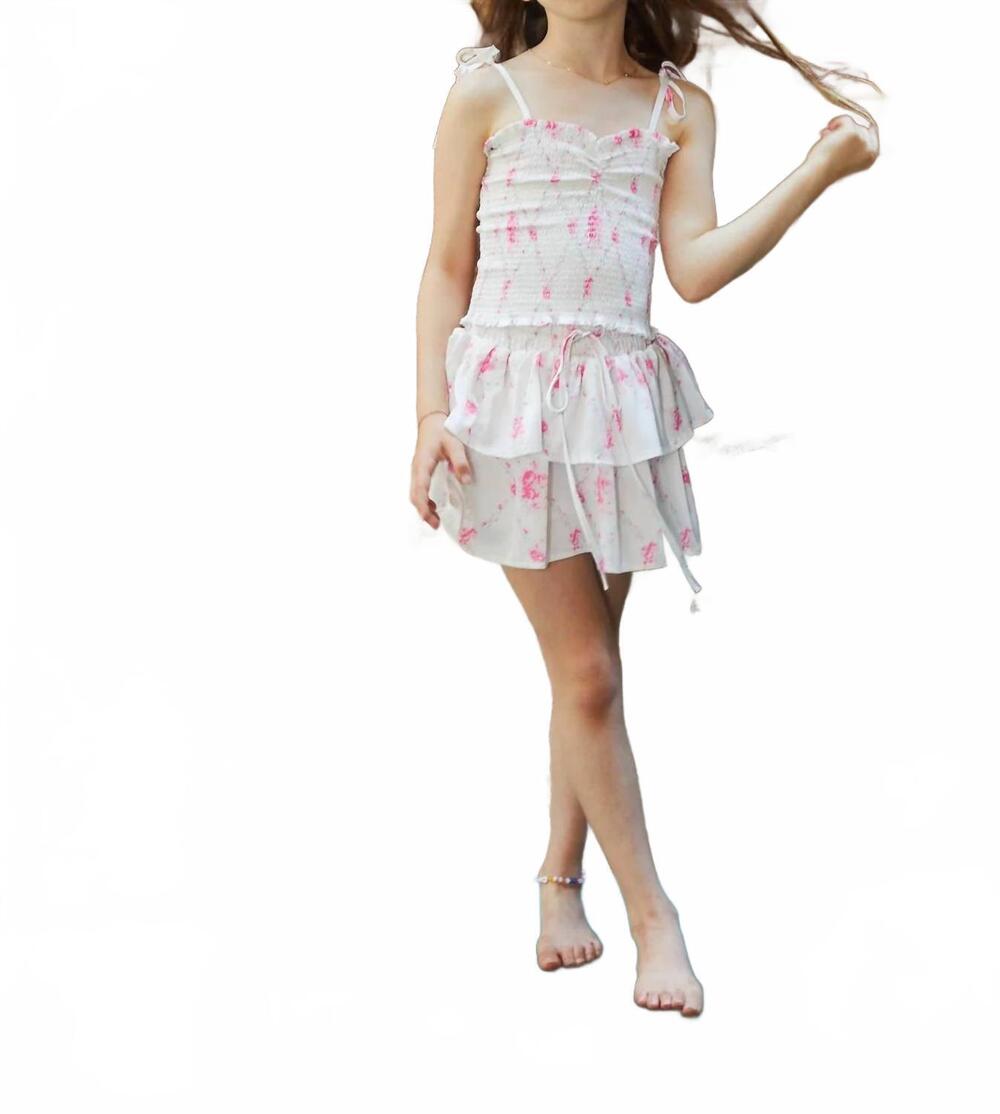 NEW THEME girls willow skort in white